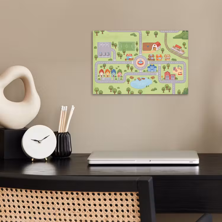 Poster - Plattegrond - Dorp - Kind — 2