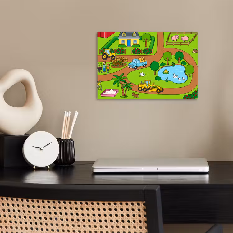 Poster - Platteland - Dieren - Cartoon — 2