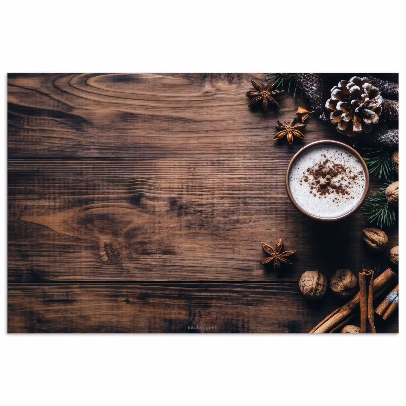 Poster - Winter - Houtlook - Stilleven — 1