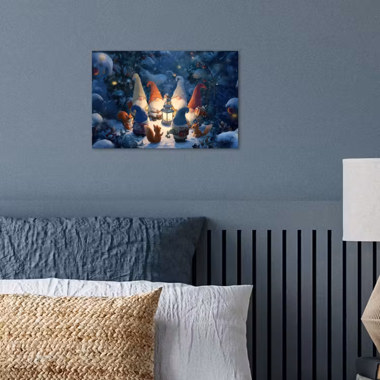 Poster - Winter - Gnooms - Eekhoorns - Meerkleurig — 3