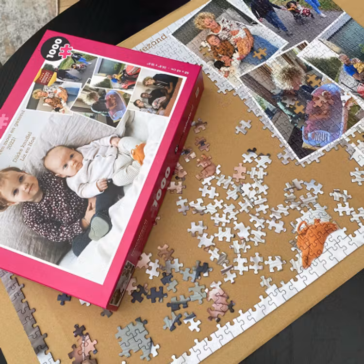 Puzzel met doos — 2