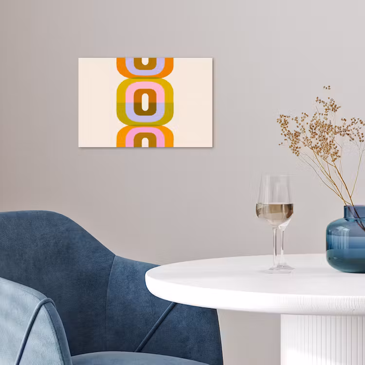 Poster - Stapel - Vormen - Geblokt - Oranje — 4