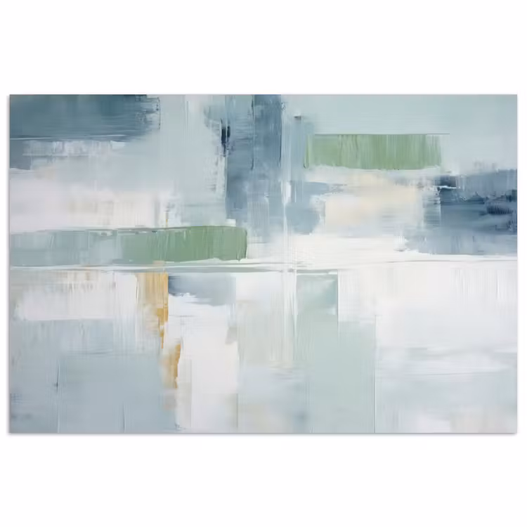 Poster - Verf - Moderne kunst - Abstract - Grijs — 1