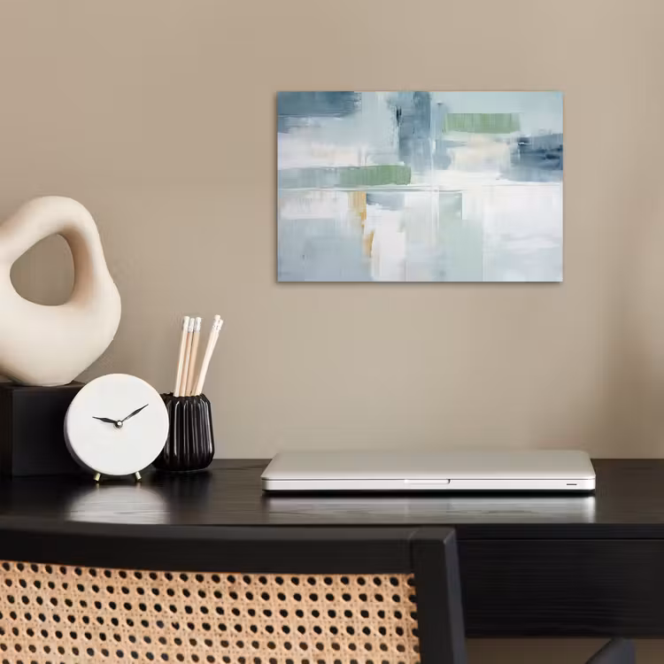Poster - Verf - Moderne kunst - Abstract - Grijs — 2
