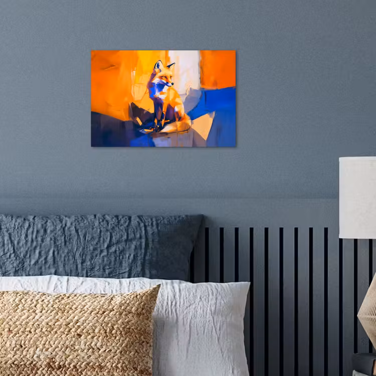 Poster - Vos - Oranje - Vormen - Abstract — 3