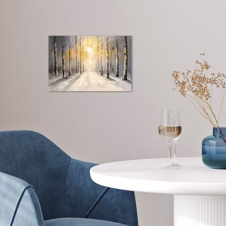 Poster - Winter - Abstract - Sneeuw - Natuur - Zon — 4