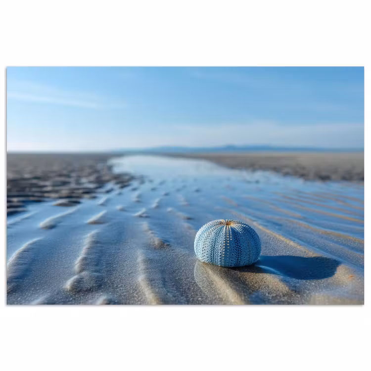 Poster - Strand - Schild - Water - Blauw — 1