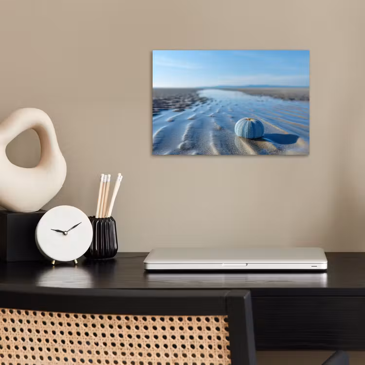 Poster - Strand - Schild - Water - Blauw — 2