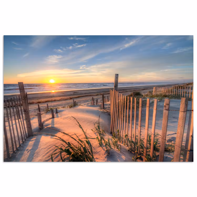 Poster - Strand - Zee - Duin - Zonsondergang - Landschap — 1