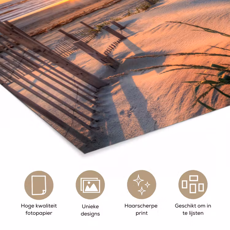 Poster - Strand - Zee - Duin - Zonsondergang - Landschap — 5