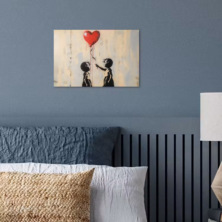 Poster - Street art - Banksy - Ballon - Graffiti - Retro — 3