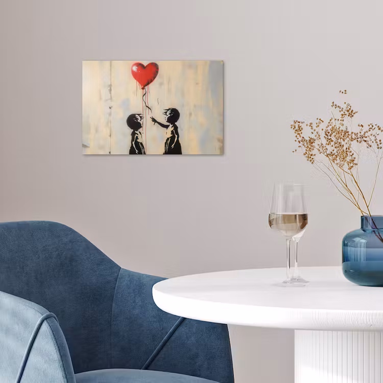 Poster - Street art - Banksy - Ballon - Graffiti - Retro — 4