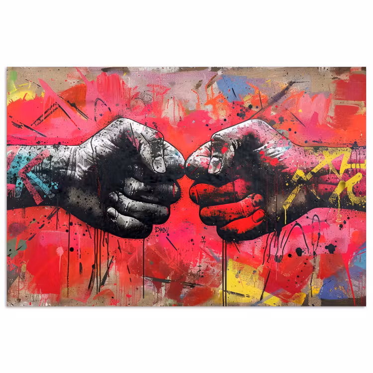 Poster - Street art - Handen - Graffiti - Kunst - Banksy — 1