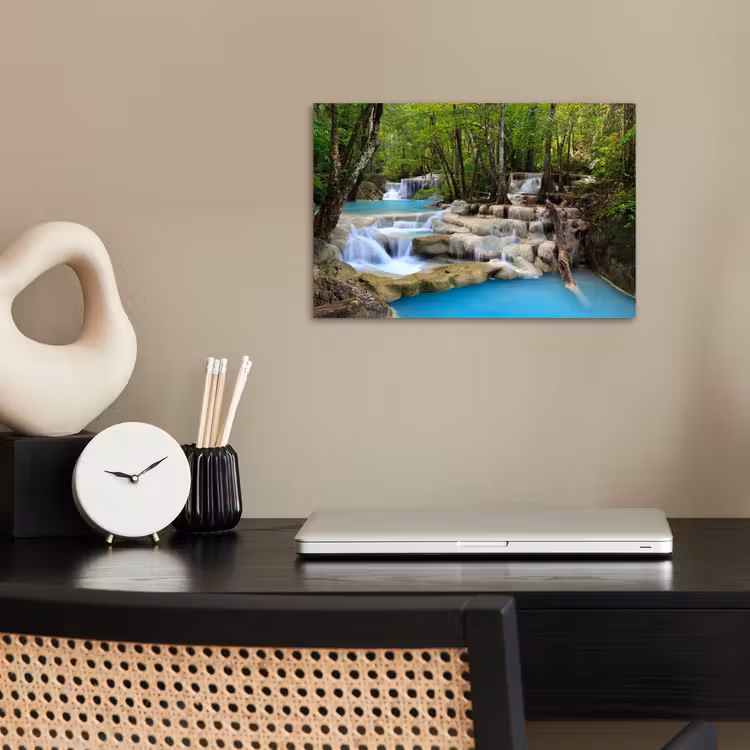 Poster - Waterval - Natuur - Rivier - Bos - Water — 2
