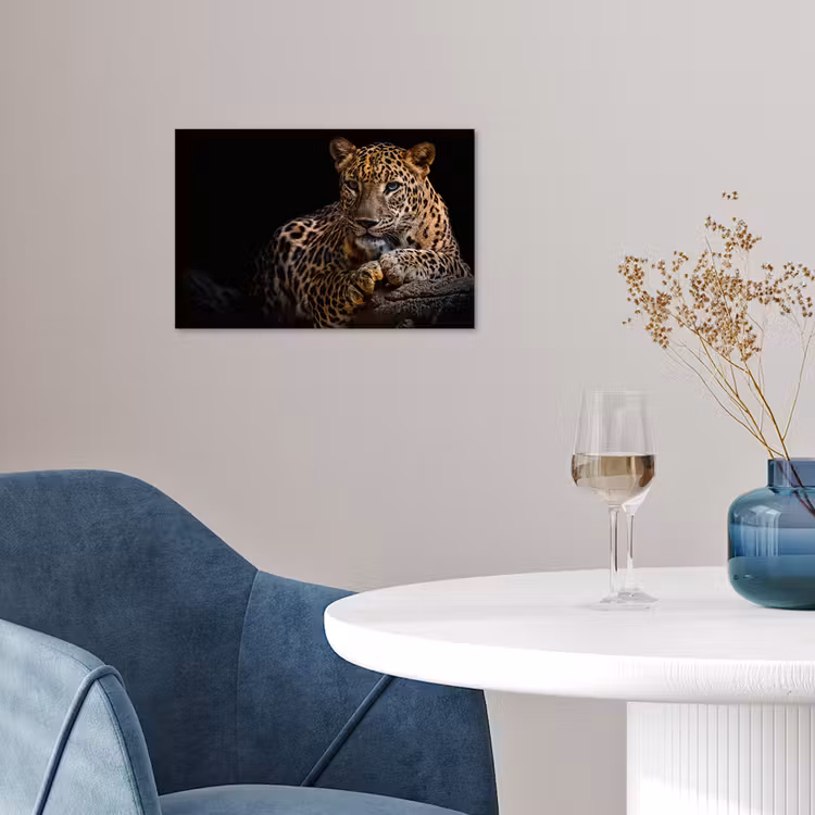 Poster - Wilde dieren - Panter - Portret - Zwart - Dieren — 4