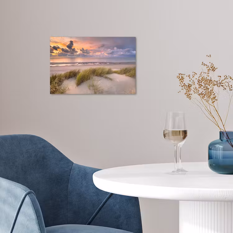 Poster - Zonsondergang - Duin - Strand - Planten - Zee — 4