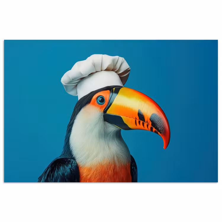 Poster - Toekan - Papegaai - Vogel - Koksmuts — 1