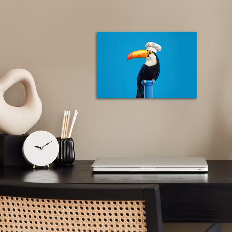 Poster - Tucan - Sokkel - Vogel - Koksmuts — 2