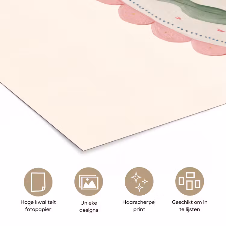 Poster - Tulp - Lijst - Ovaal - Illustratie — 5