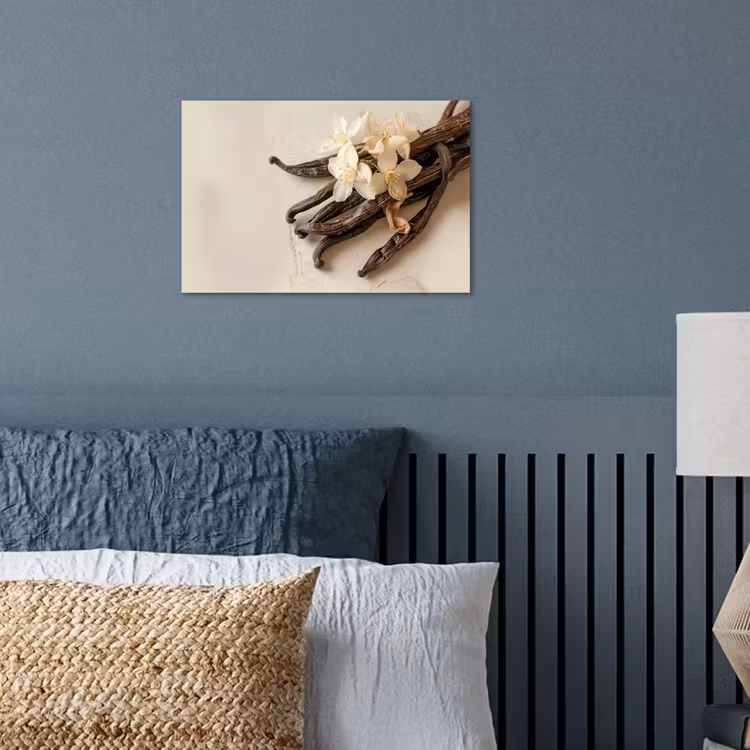 Poster - Vanille - Bloemen - Beige — 3