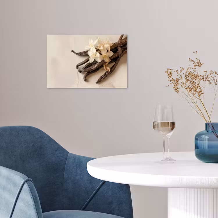 Poster - Vanille - Bloemen - Beige — 4