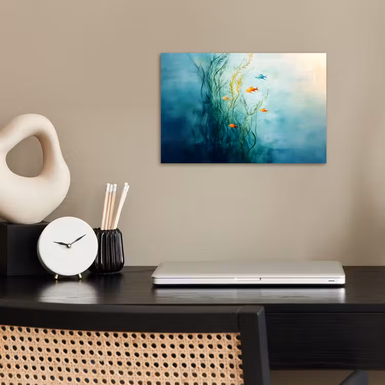 Poster - Waterplanten - Vissen - Kleurrijk - Water — 2