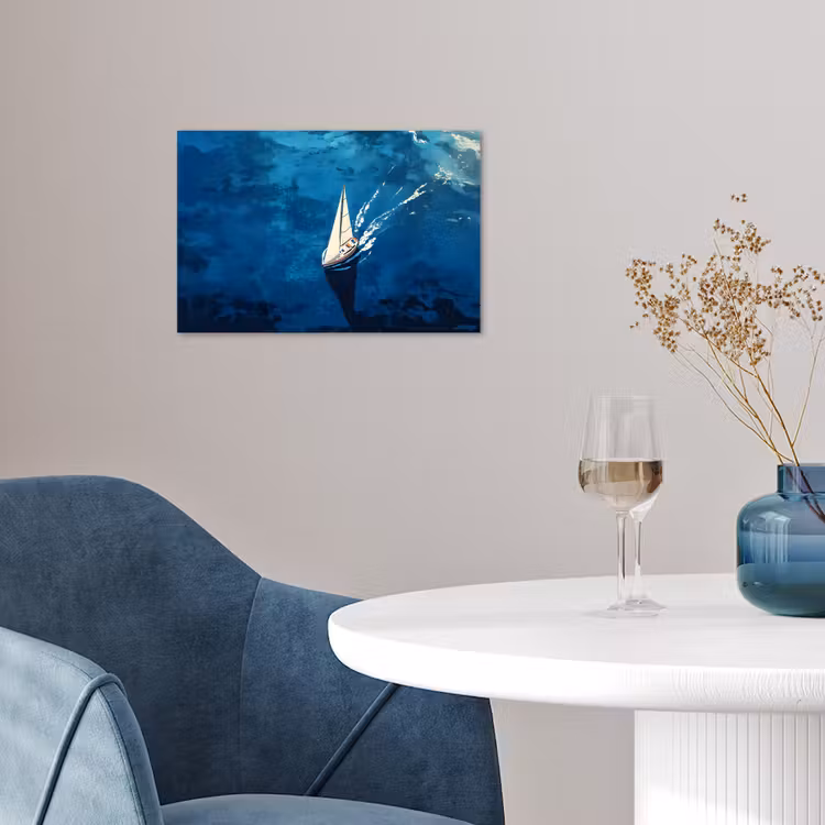Poster - Zeilboot - Water - Abstract - Schaduw — 4