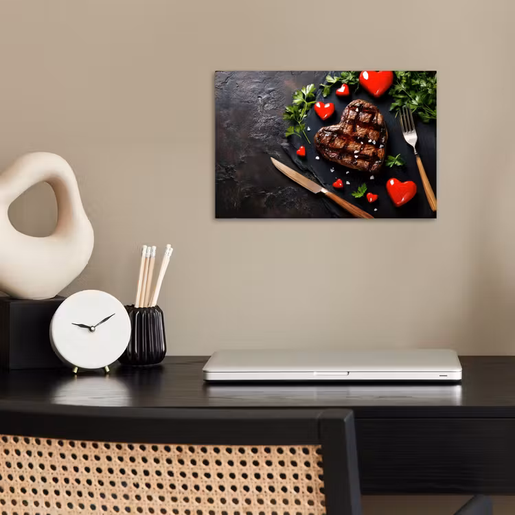 Poster - Steak - Hart - Bestek — 2
