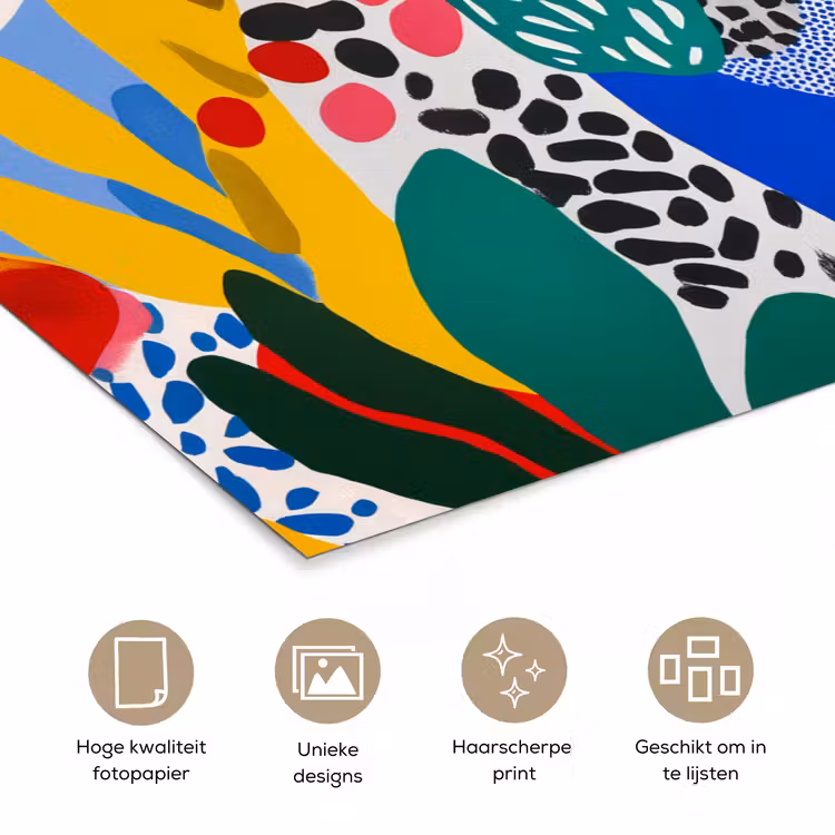 Poster - Stippen - Vormen - Modern - Kleuren — 5