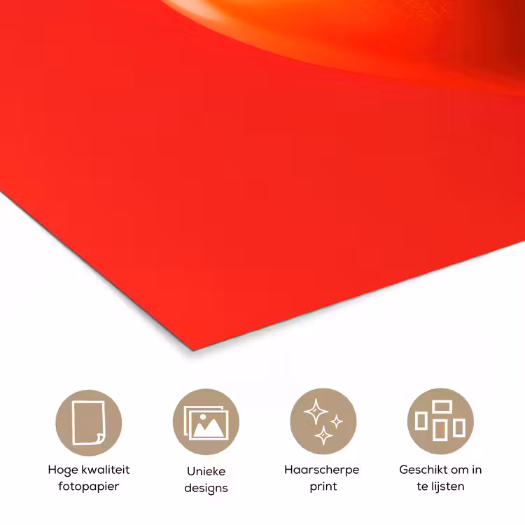 Poster - Tomaat - Rood - Hart — 5