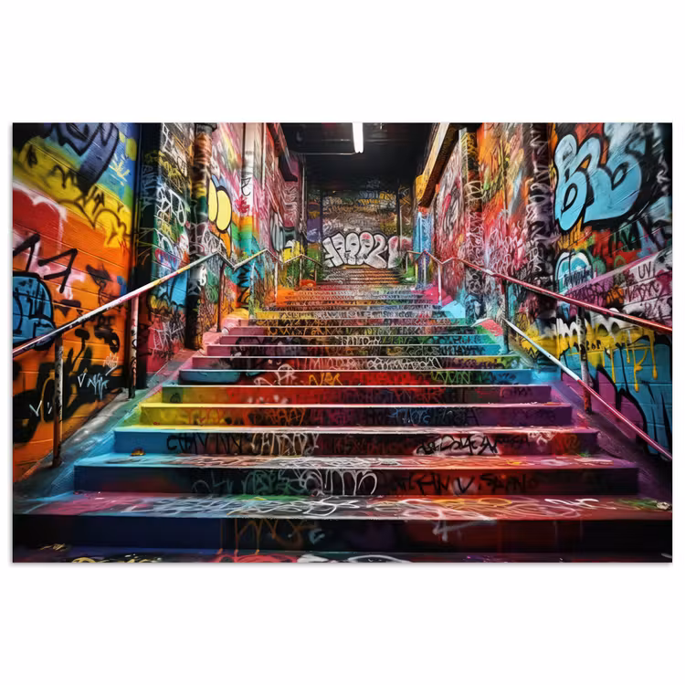 Poster - Trap - Graffiti - Kleuren - Kunst — 1