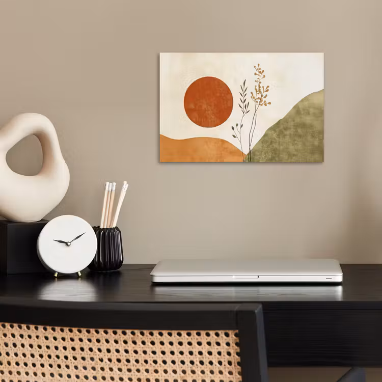 Poster - Zon - Abstract - Takken - Oranje — 2