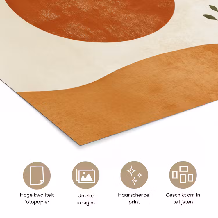 Poster - Zon - Abstract - Takken - Oranje — 5