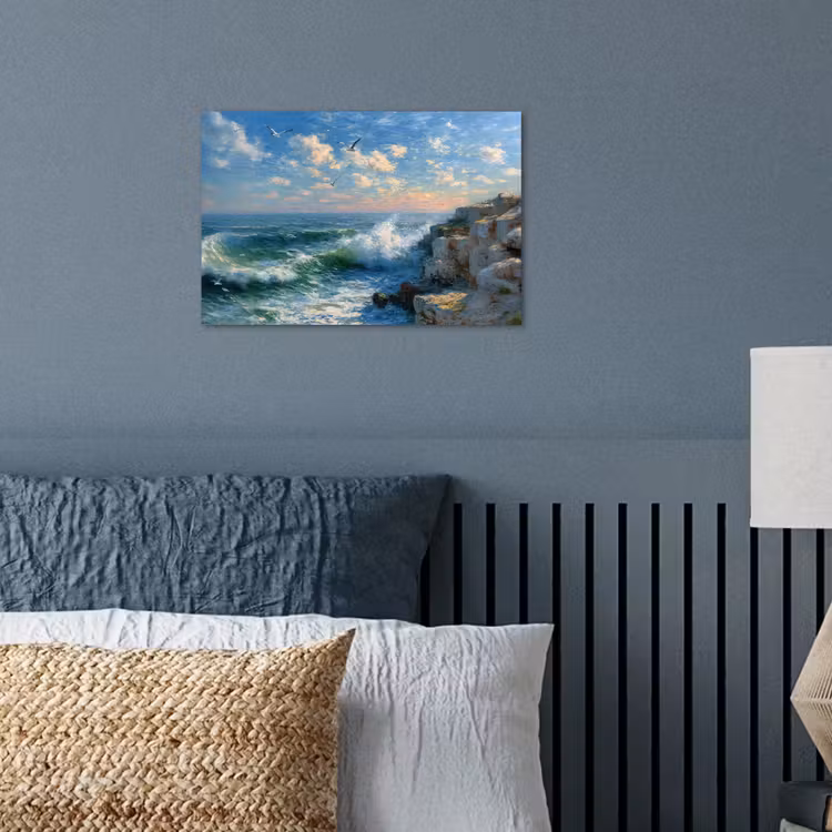 Poster - Zee - Golven - Rotsen - Meeuwen — 3