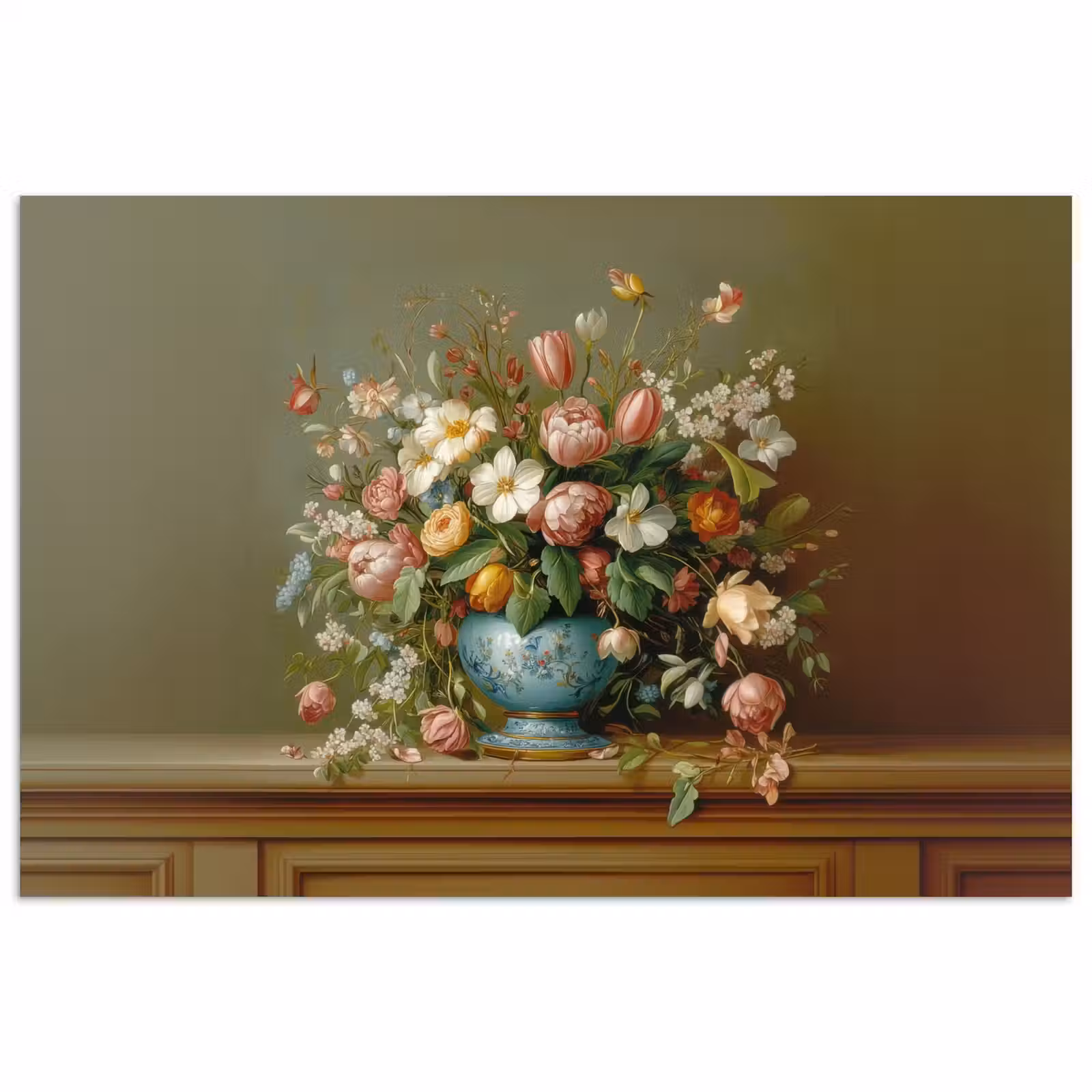 Poster - Vaas - Pastel - Kleuren - Bloemen — 1