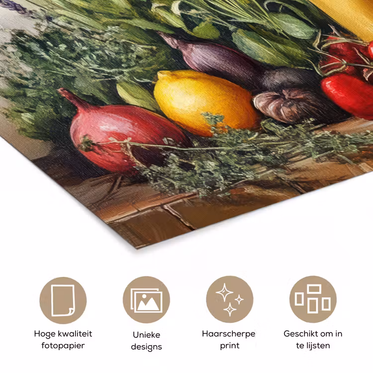 Poster - Stilleven - Kruiden - Specerijen - Fruit - Kleurrijk — 5