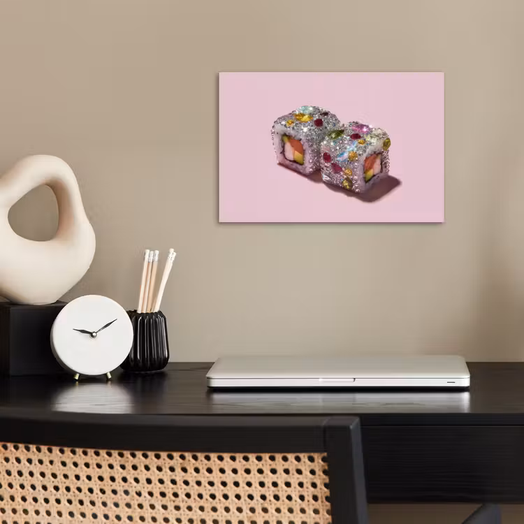 Poster - Sushi - Rolletjes - Steentjes - Kleurrijk — 2