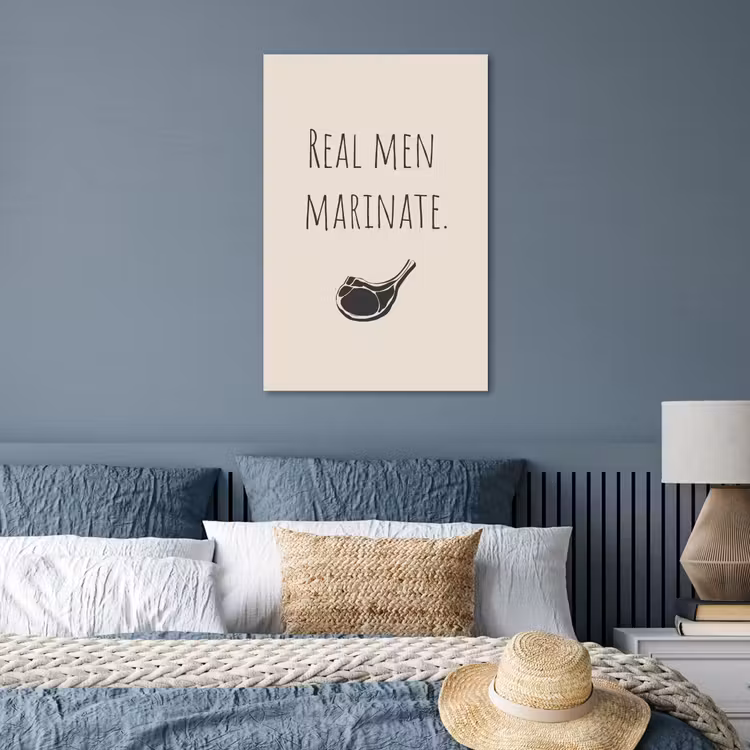 Poster - Vlees - Minimalistisch - Beige - Quote — 3