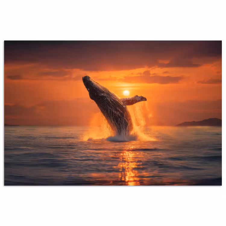 Poster - Walvis - Zon - Zee — 1