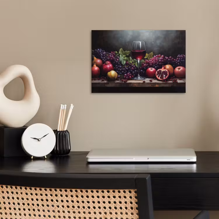 Poster - Wijn - Fruit - Stilleven — 2