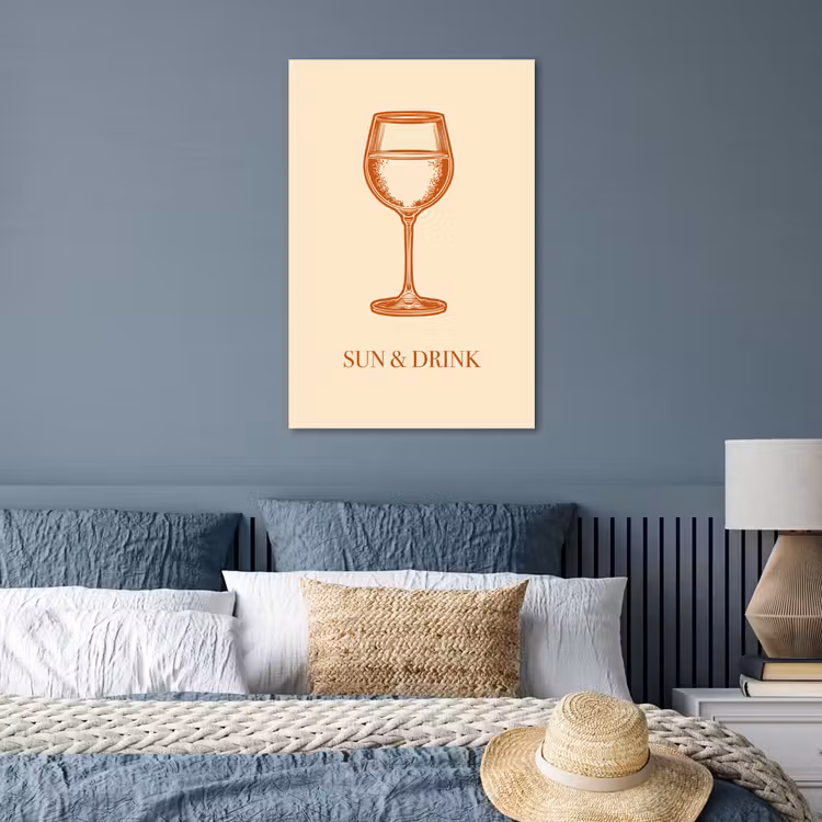 Poster - Wijn - Zomer - Quote - Oranje — 3