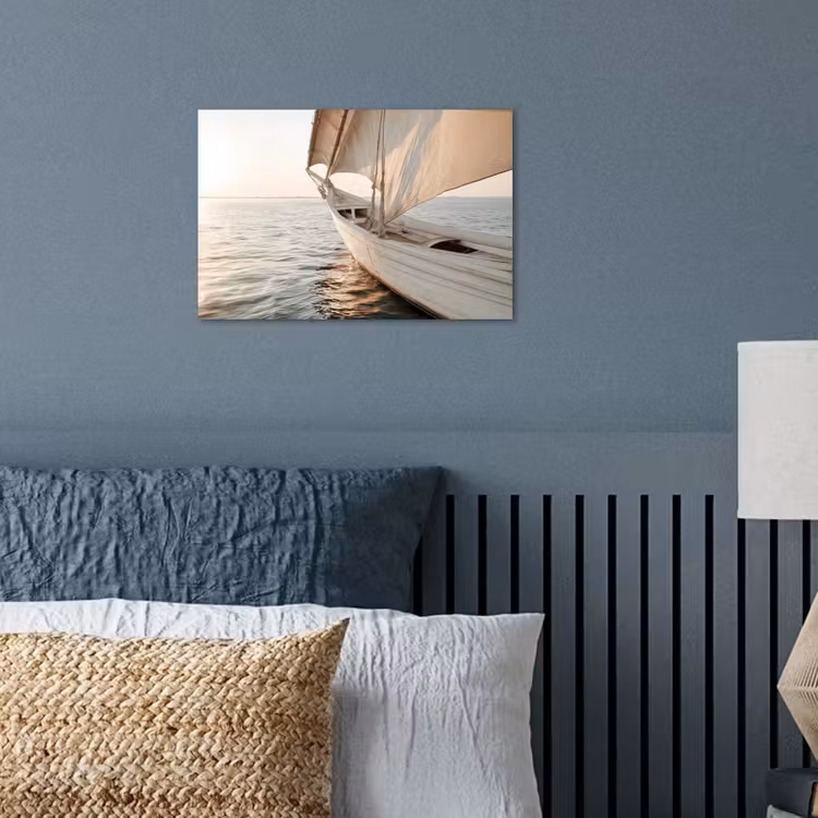 Poster - Zeilboot - Zee - Beige - Zon — 3