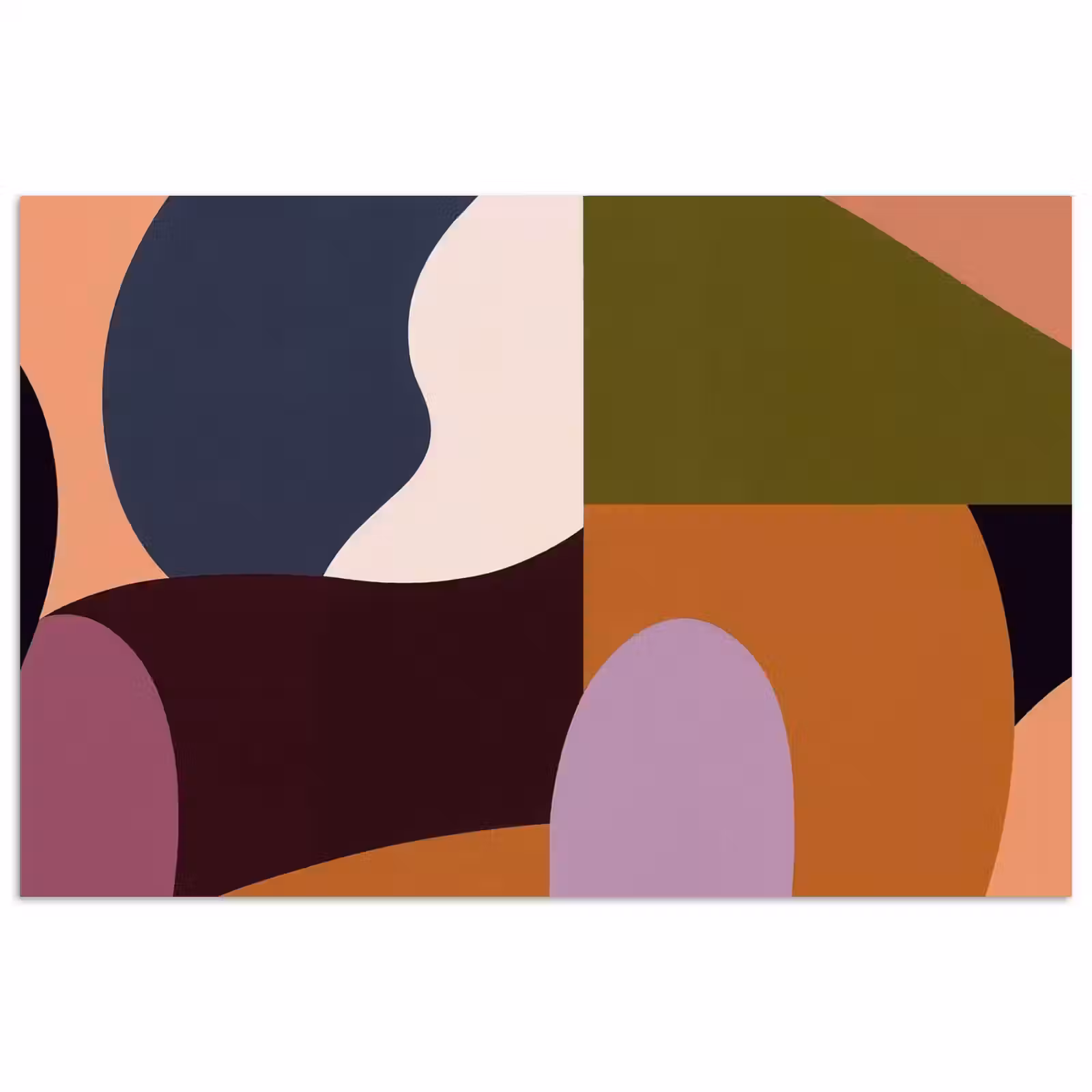 Poster - Vormen - Abstract - Kleuren - Vierkant — 1