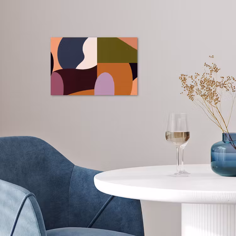 Poster - Vormen - Abstract - Kleuren - Vierkant — 4