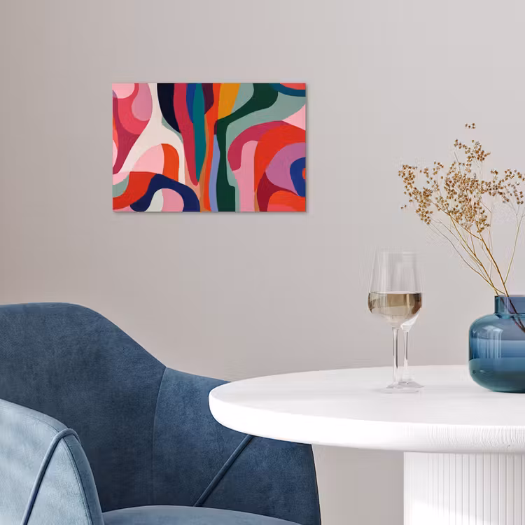 Poster - Vormen - Bochten - Kleurrijk - Abstract — 4