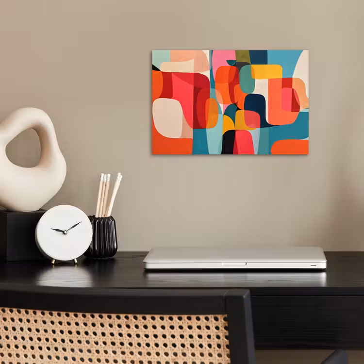 Poster - Vormen - Kleurrijk - Abstract - Vlakken — 2