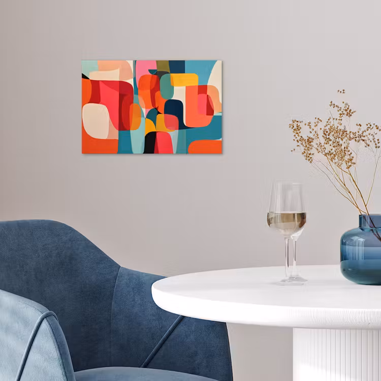 Poster - Vormen - Kleurrijk - Abstract - Vlakken — 4