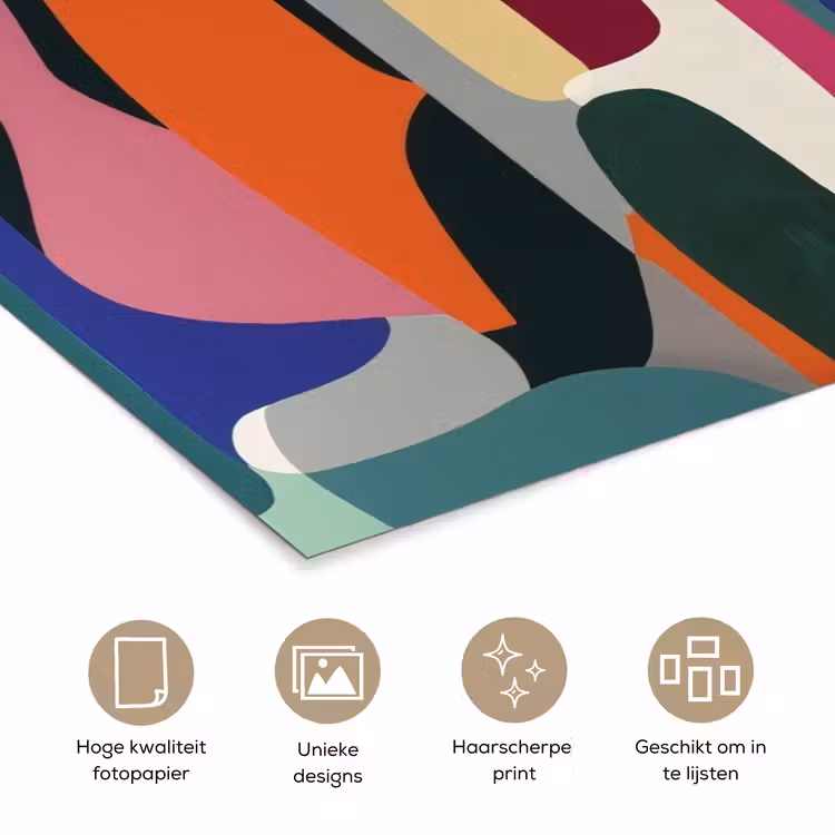 Poster - Vormen - Ritmisch - Kleuren - Abstract — 5