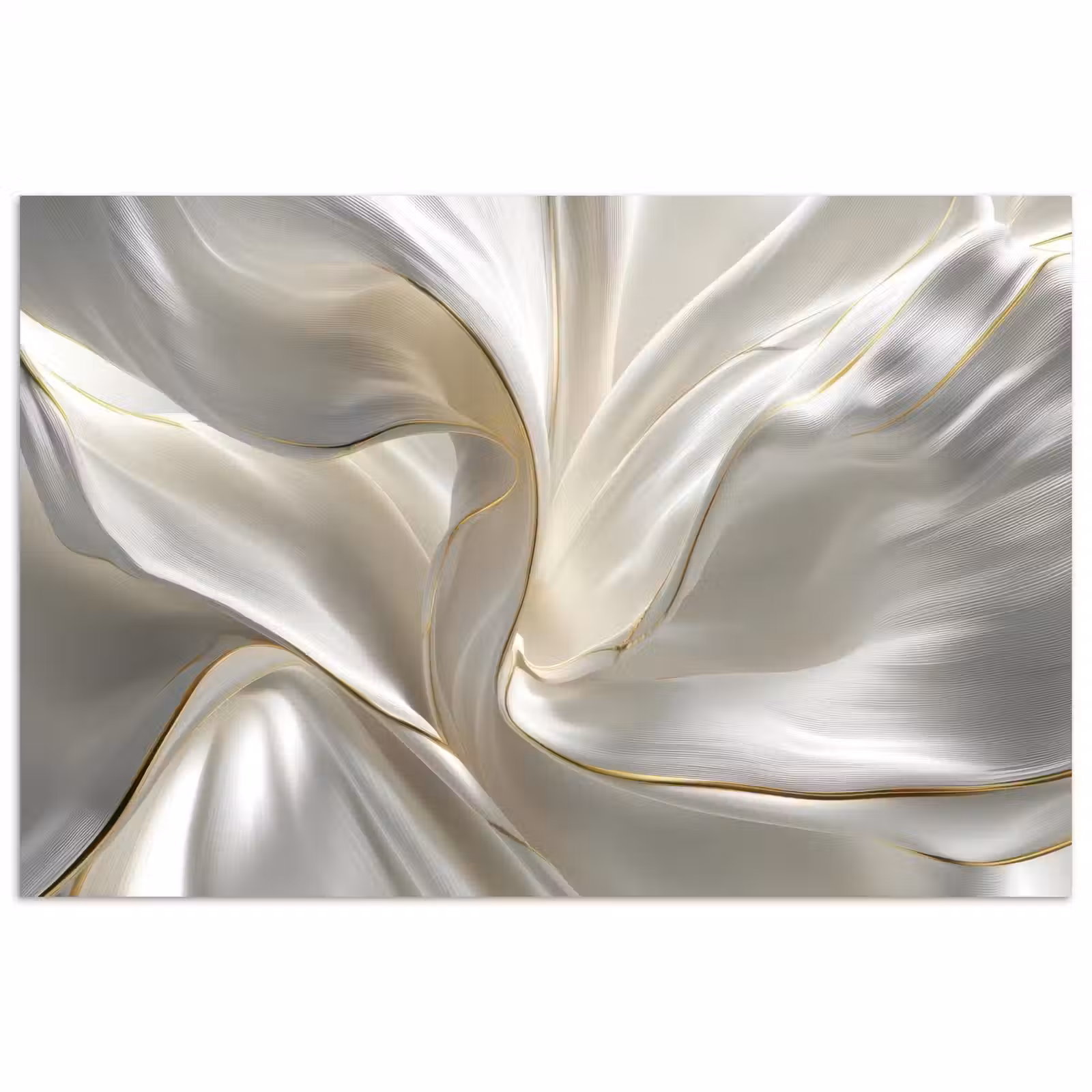 Poster - Stof - Plooien - Goud — 1