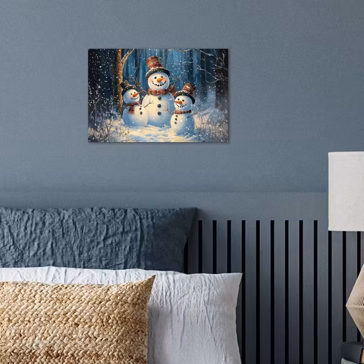 Poster - Sneeuwpop - Sneeuw - Winter - Bos — 3